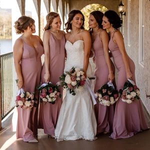 Women’s Pink Formal Dress by David’s Bridal Size 0